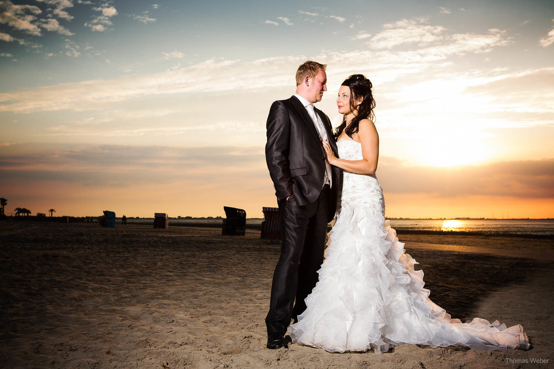 Hochzeitsfotos in Dangast Varel, Hochzeitsfotograf Ostfriesland