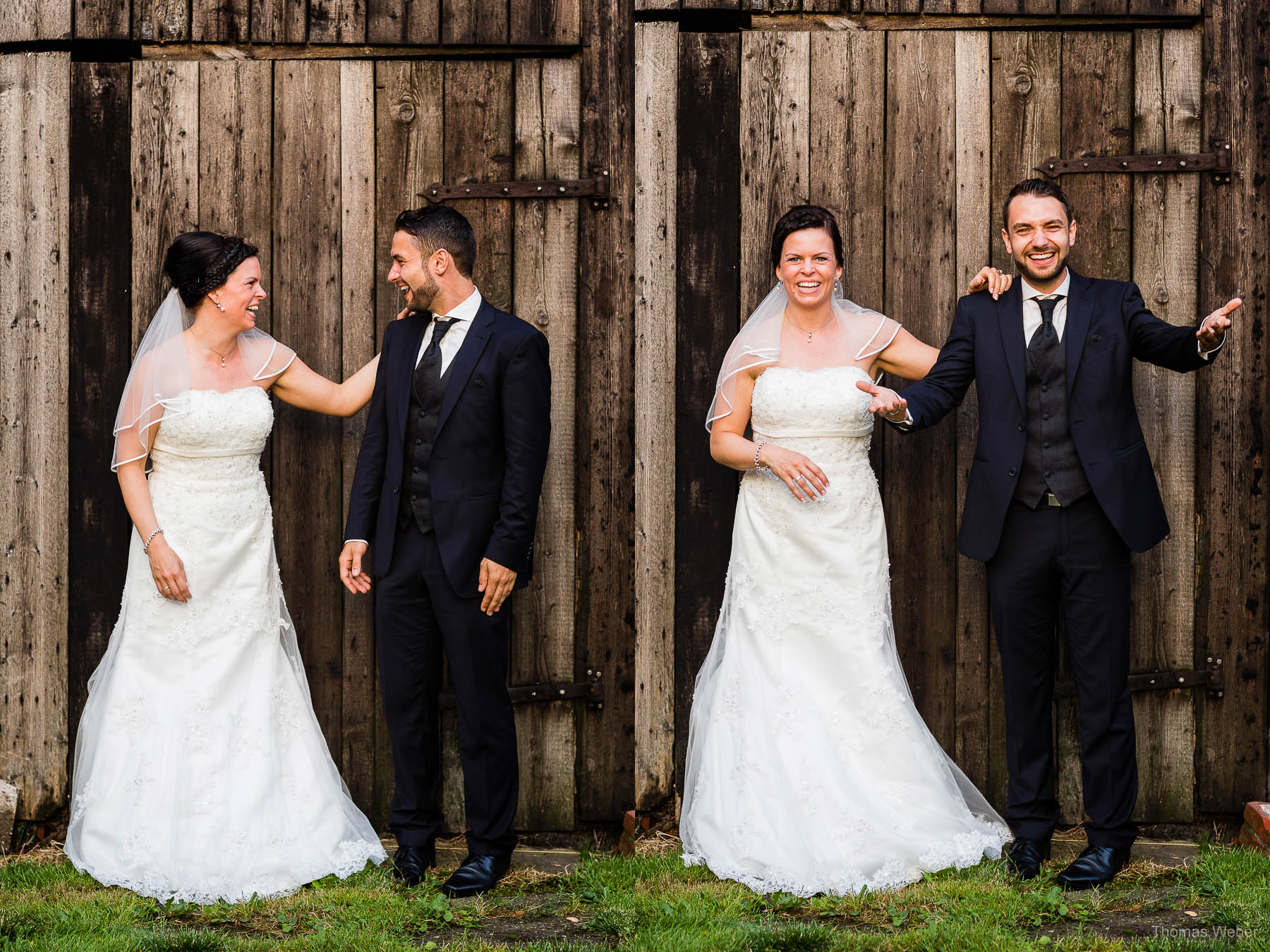 Als Hochzeitsfotograf im Landhaus Etzhorn bei einer fröhlichen Hochzeitsfeier, Hochzeitsfotograf Ostfriesland