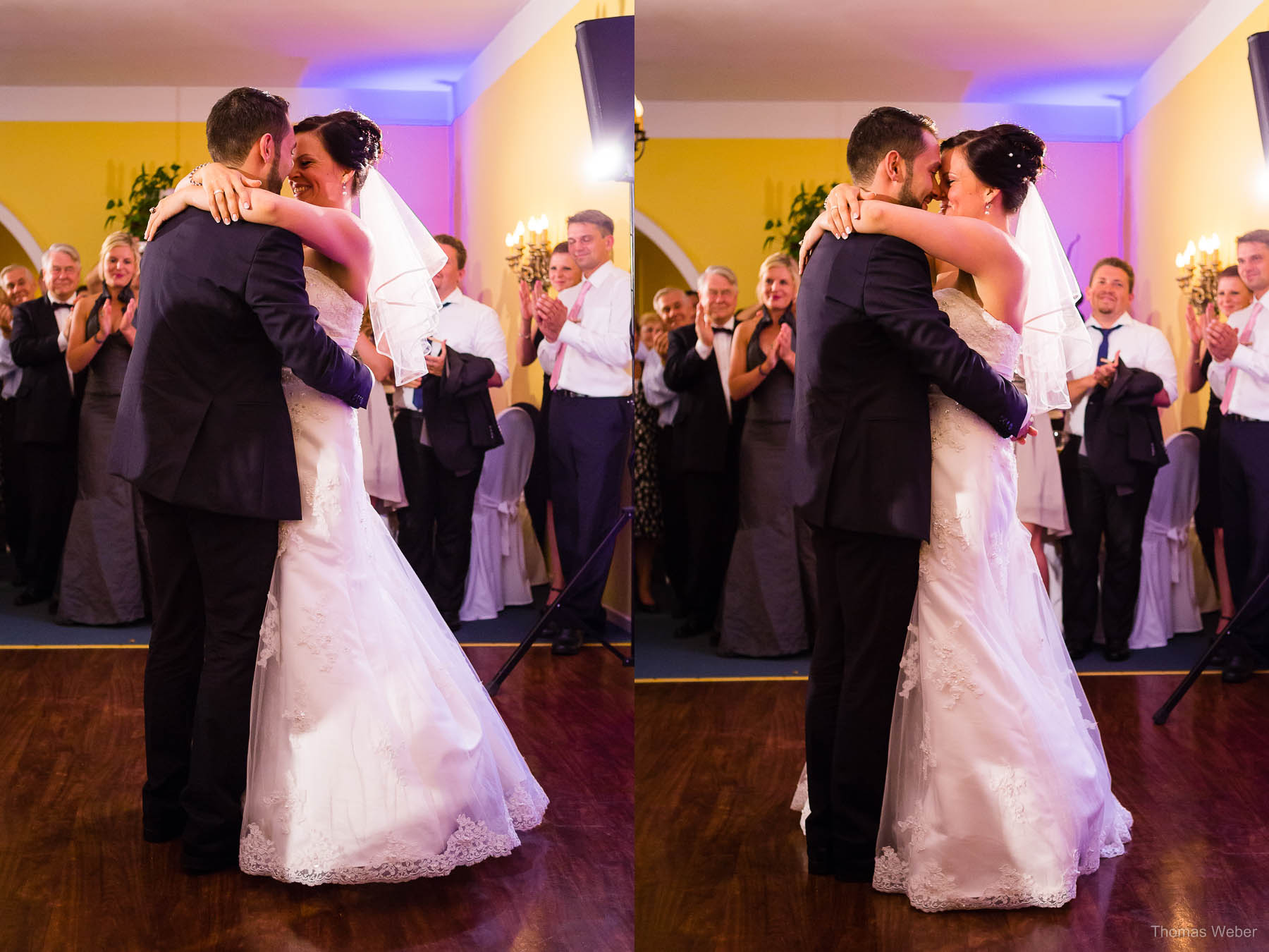 Als Hochzeitsfotograf im Landhaus Etzhorn bei einer fröhlichen Hochzeitsfeier, Hochzeitsfotograf Ostfriesland