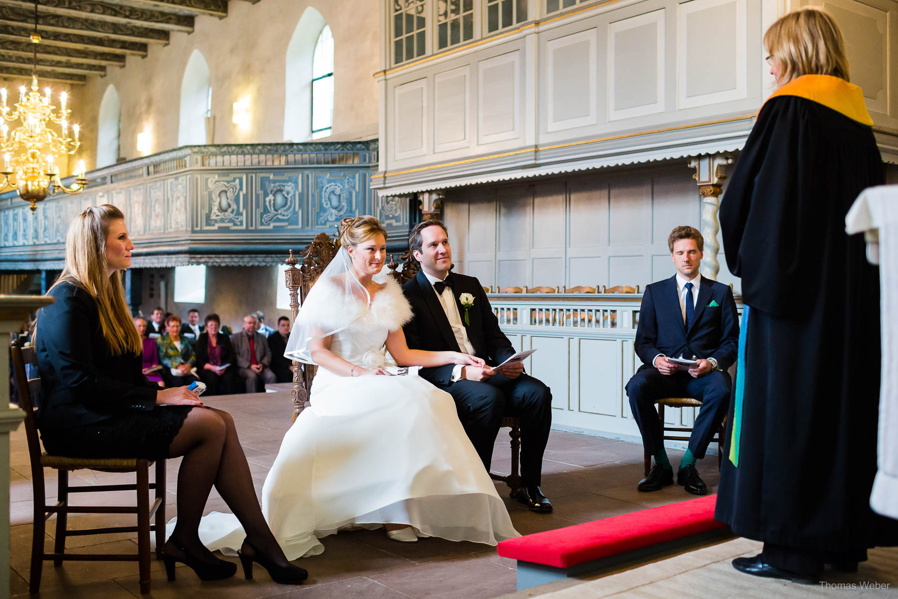 Hochzeit in der St-Ulrichs-Kirche in Rastede und Hochzeitsfeier in der Eventscheune St. Georg Rastede