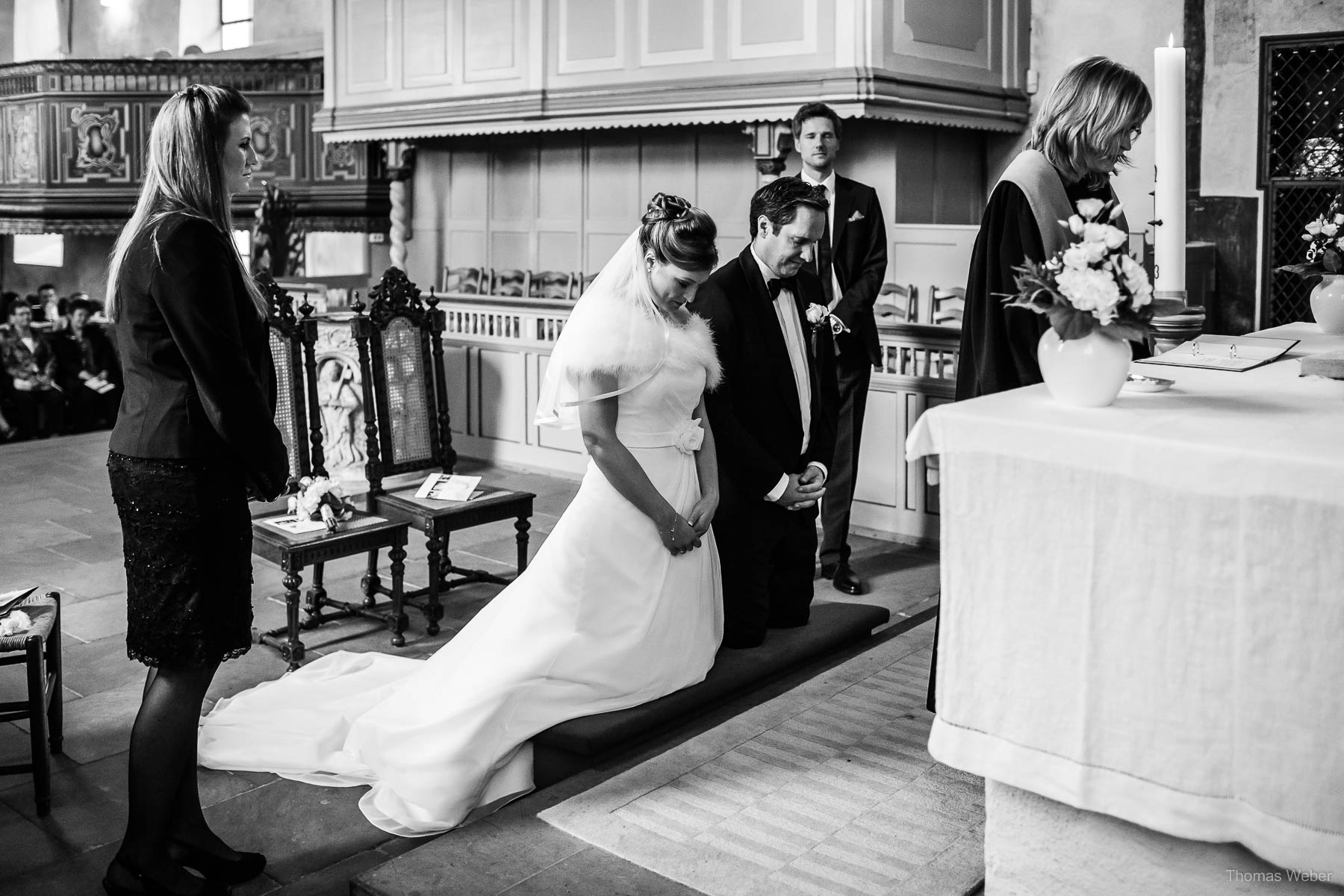 Hochzeit in der St-Ulrichs-Kirche in Rastede und Hochzeitsfeier in der Eventscheune St. Georg Rastede