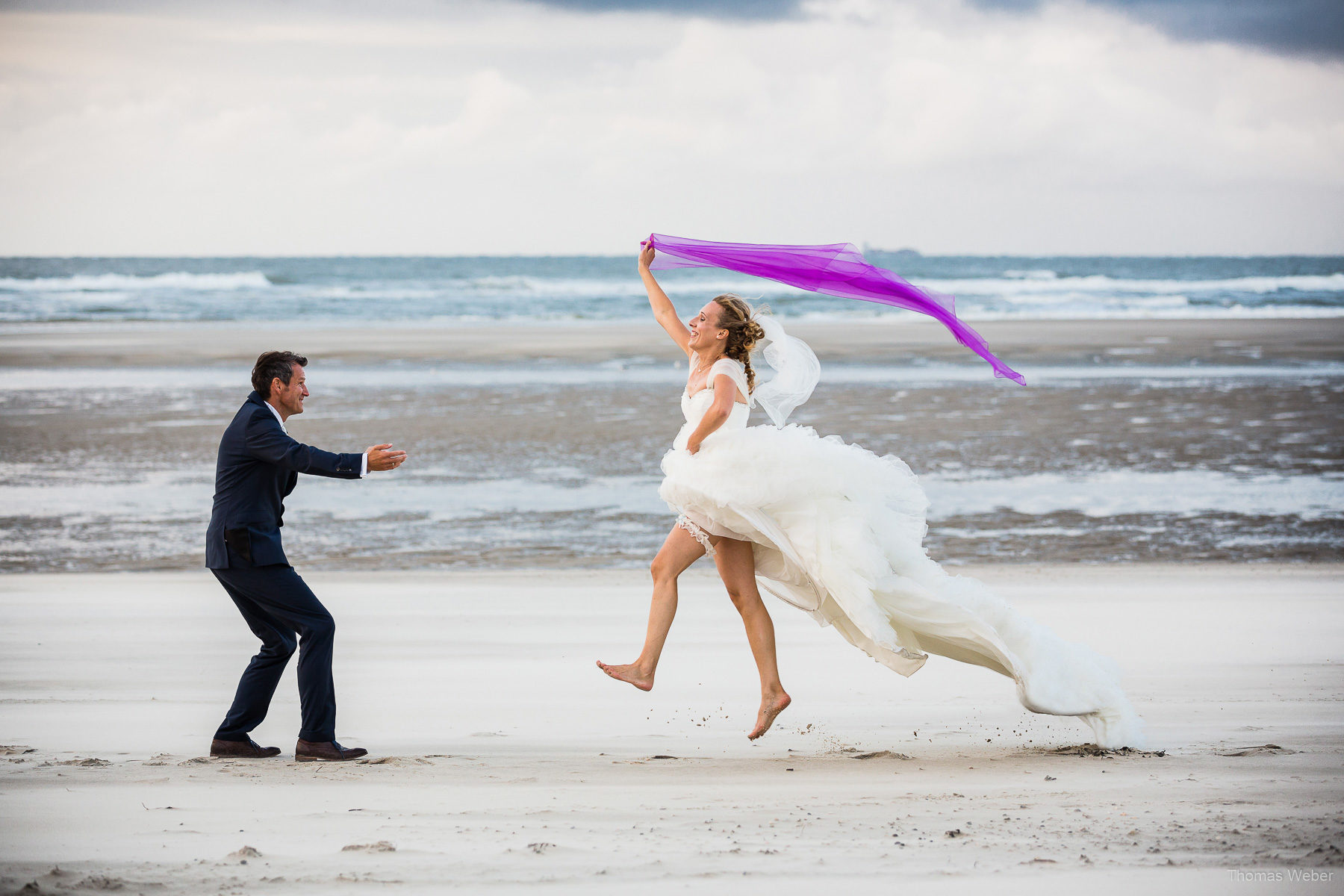 Hochzeitsfotos auf Wangerooge, Hochzeitsfotograf Ostfriesland