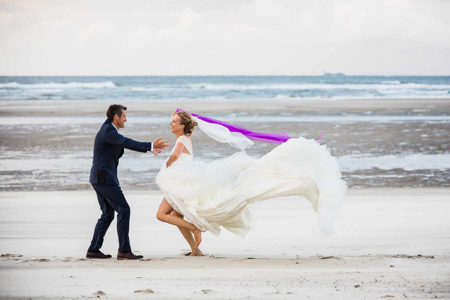 Hochzeitsfotos auf Wangerooge, Hochzeitsfotograf Ostfriesland