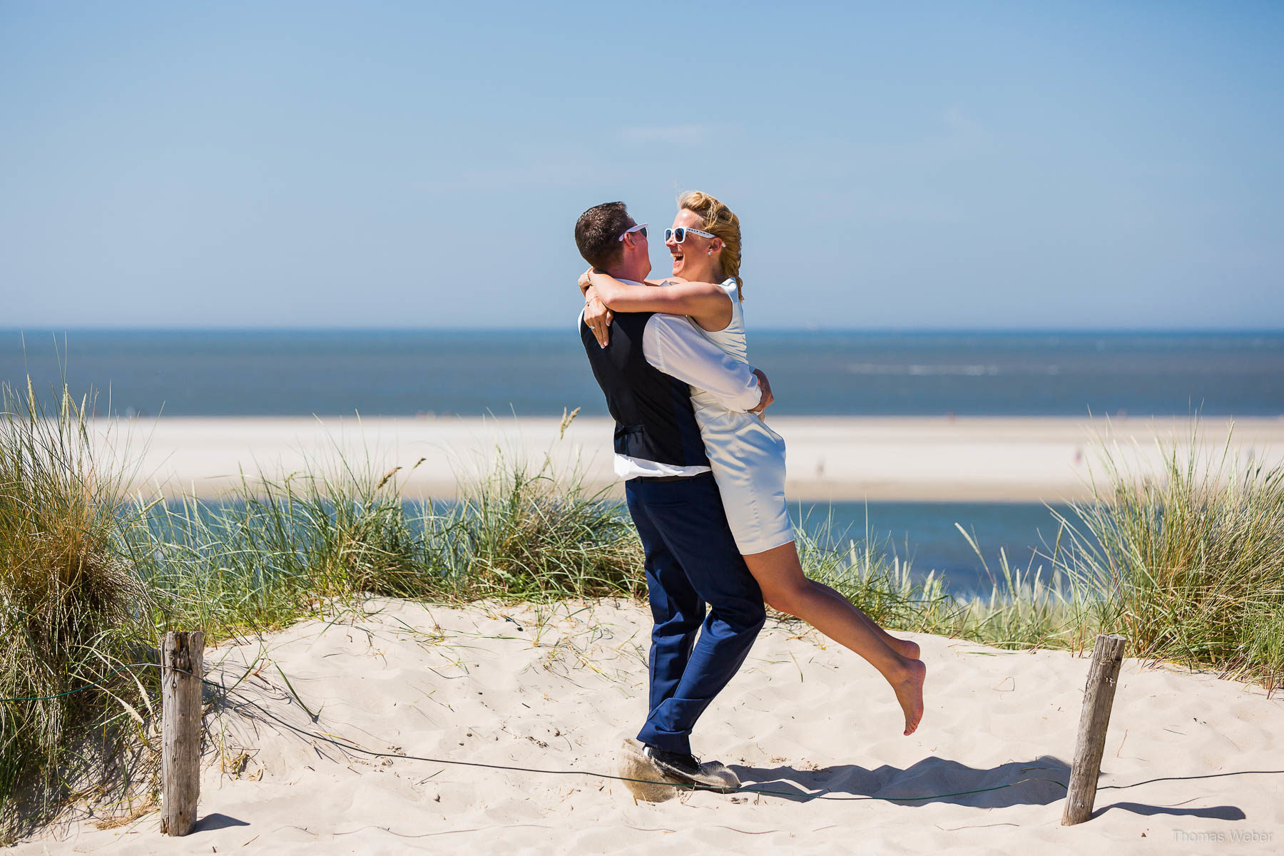 Hochzeitsfotos auf Langeoog, Hochzeitsfotograf Ostfriesland