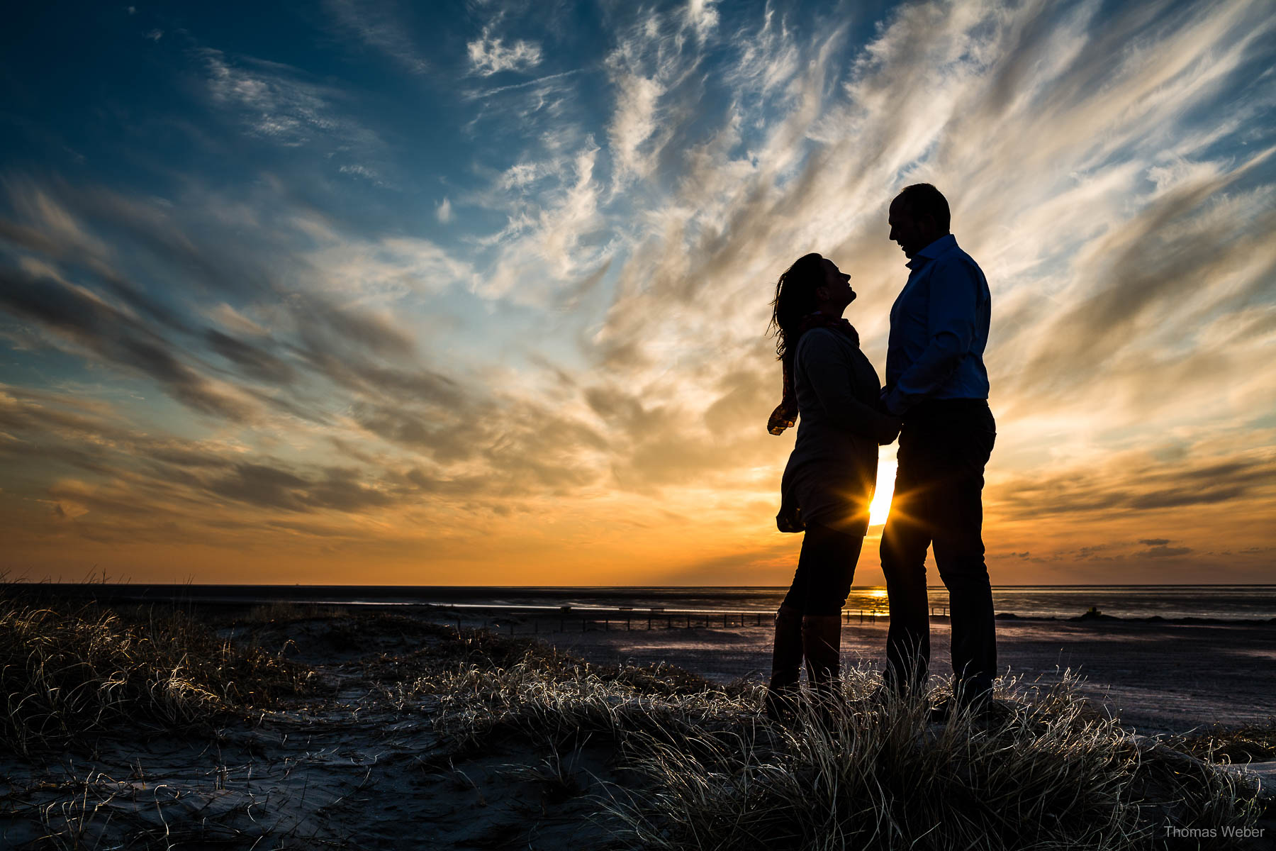 Hochzeitsfotograf Ostfriesland für schöne Hochzeitsfotos auf der Nordseeinsel Wangerooge, Heiraten auf Wangerooge