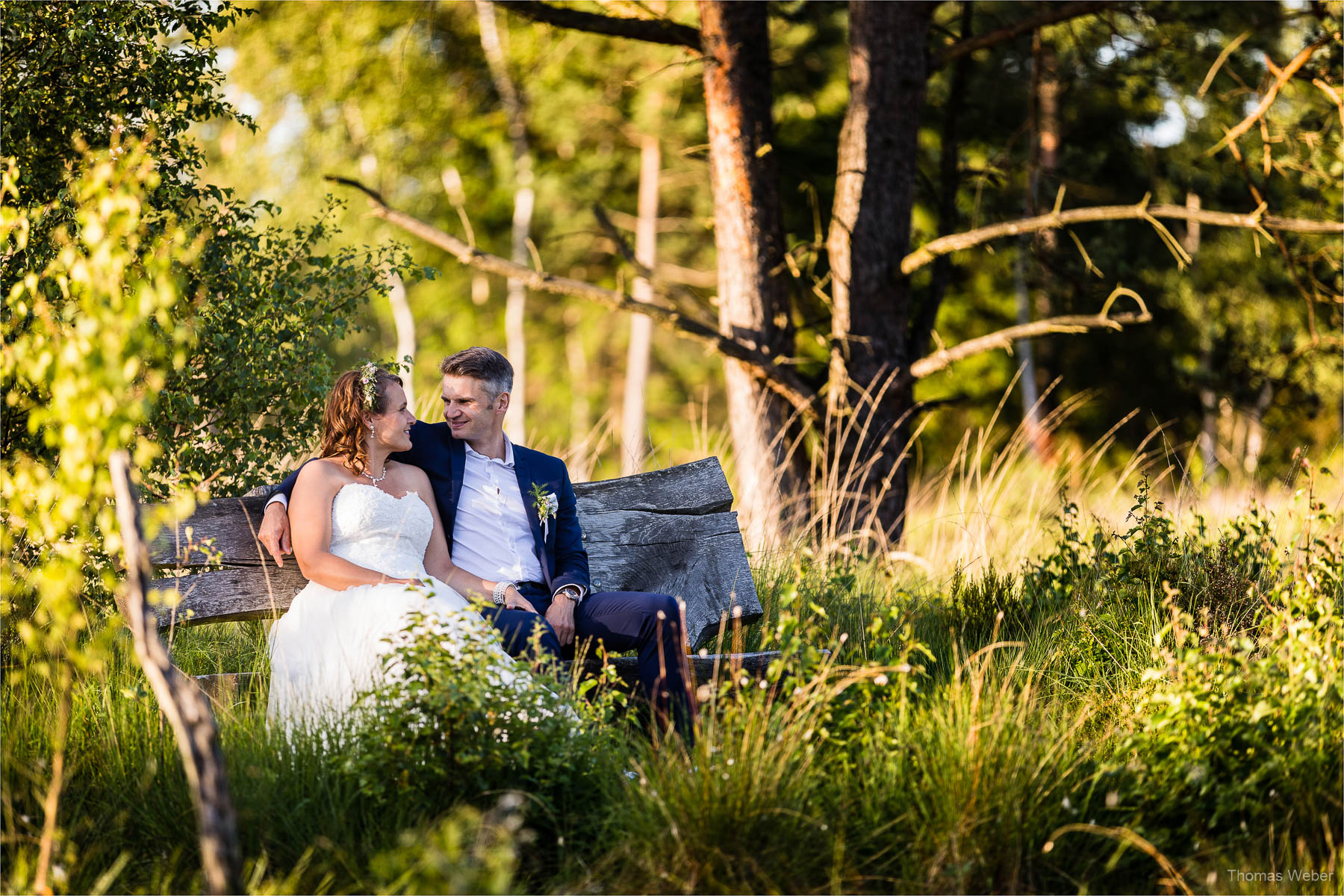 Hochzeitsfotos in der Natur, Hochzeitsfotograf Ostfriesland
