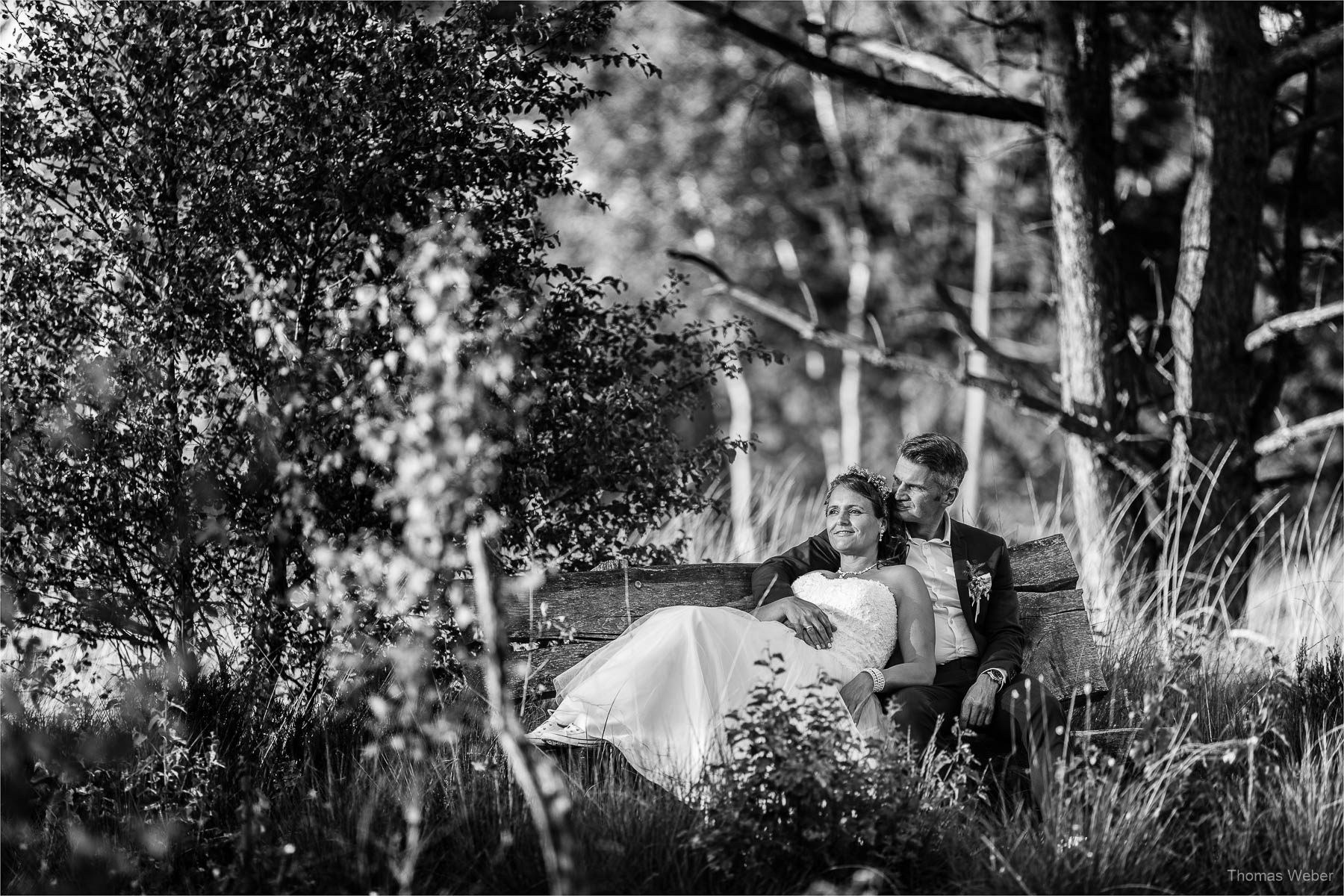 Hochzeitsfotos in der Natur, Hochzeitsfotograf Ostfriesland