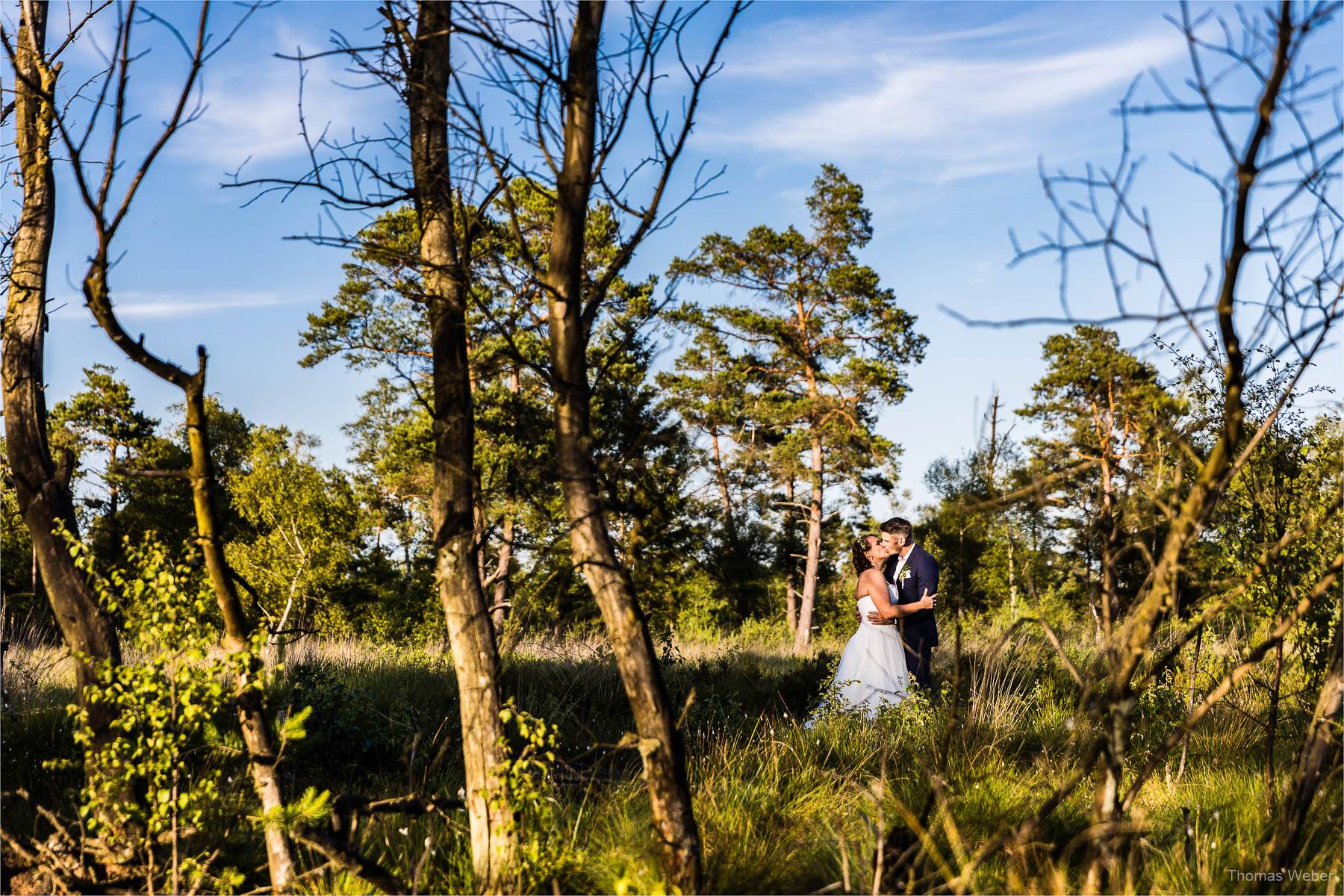 Hochzeitsfotos in der Natur, Hochzeitsfotograf Ostfriesland