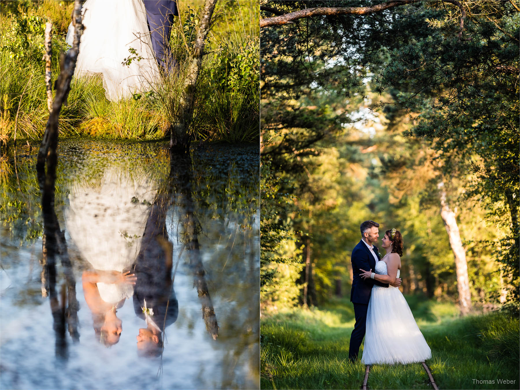 Hochzeitsfotos in der Natur, Hochzeitsfotograf Ostfriesland