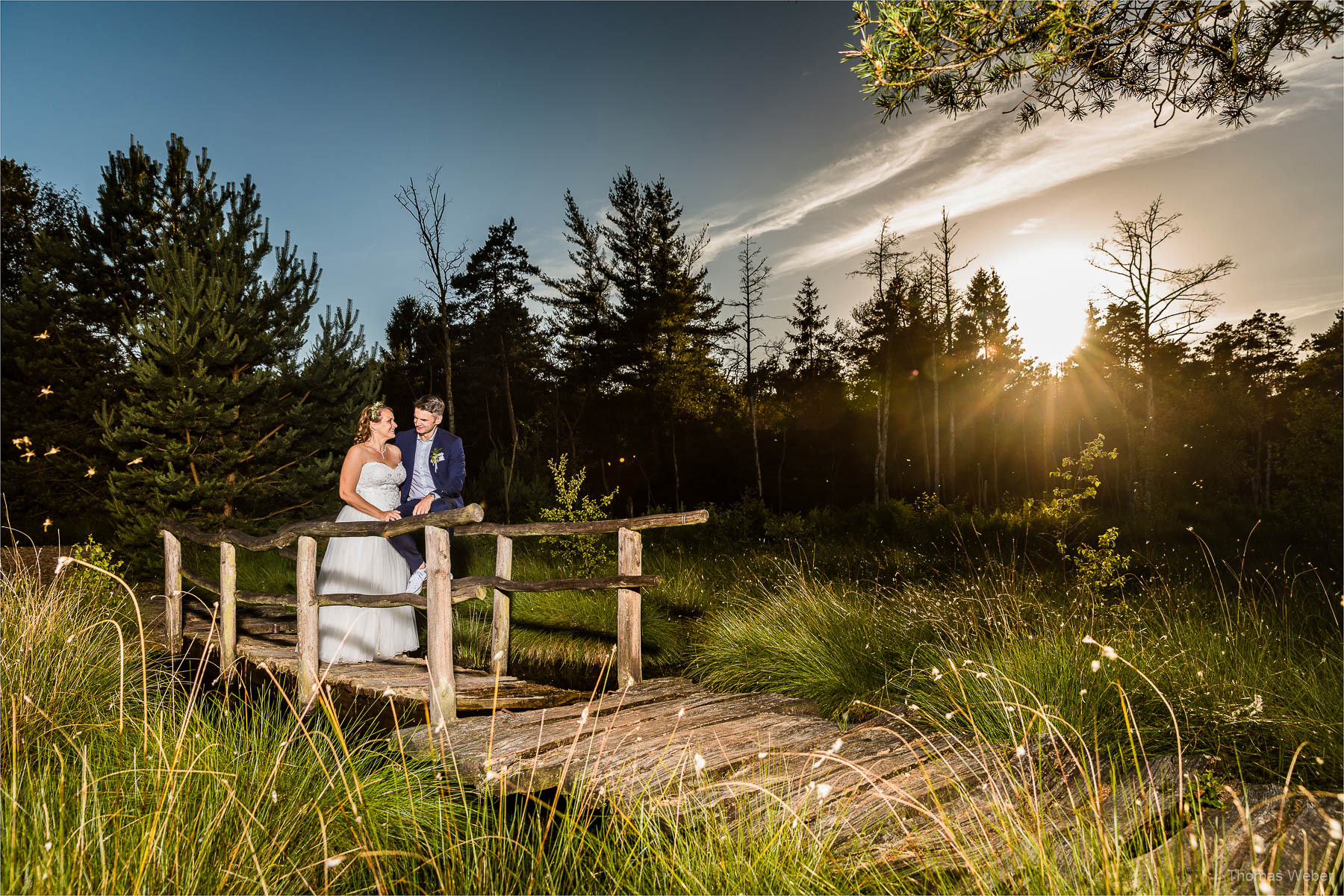 Hochzeitsfotos in der Natur, Hochzeitsfotograf Ostfriesland