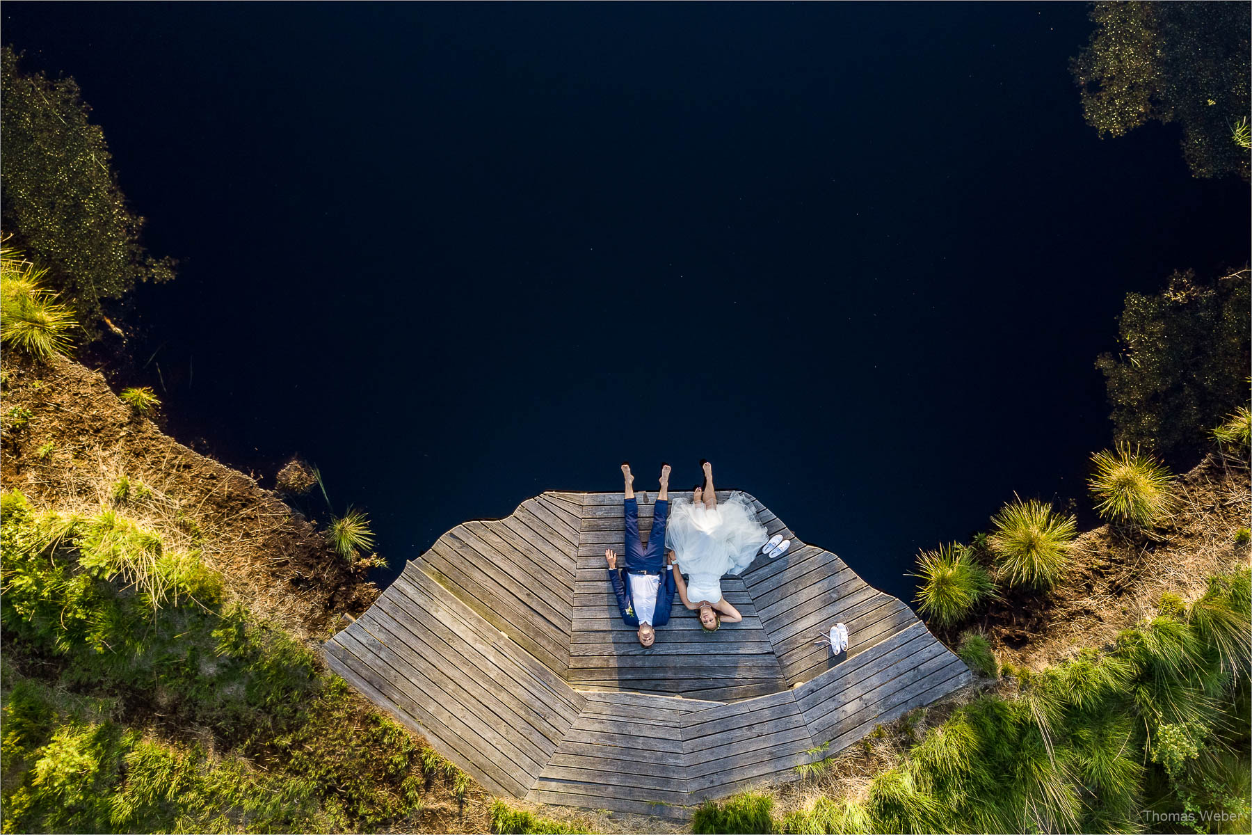 Hochzeitsfotos in der Natur, Hochzeitsfotograf Ostfriesland