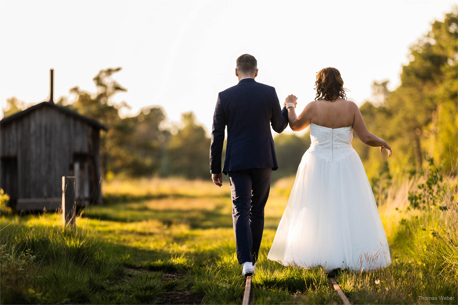 Hochzeitsfotos in der Natur, Hochzeitsfotograf Ostfriesland