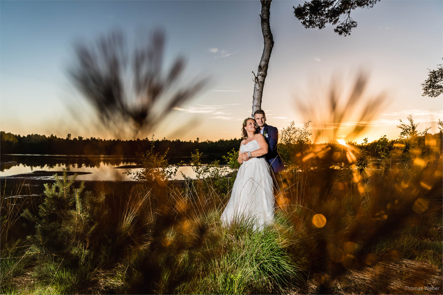 Hochzeitsfotos in der Natur, Hochzeitsfotograf Ostfriesland