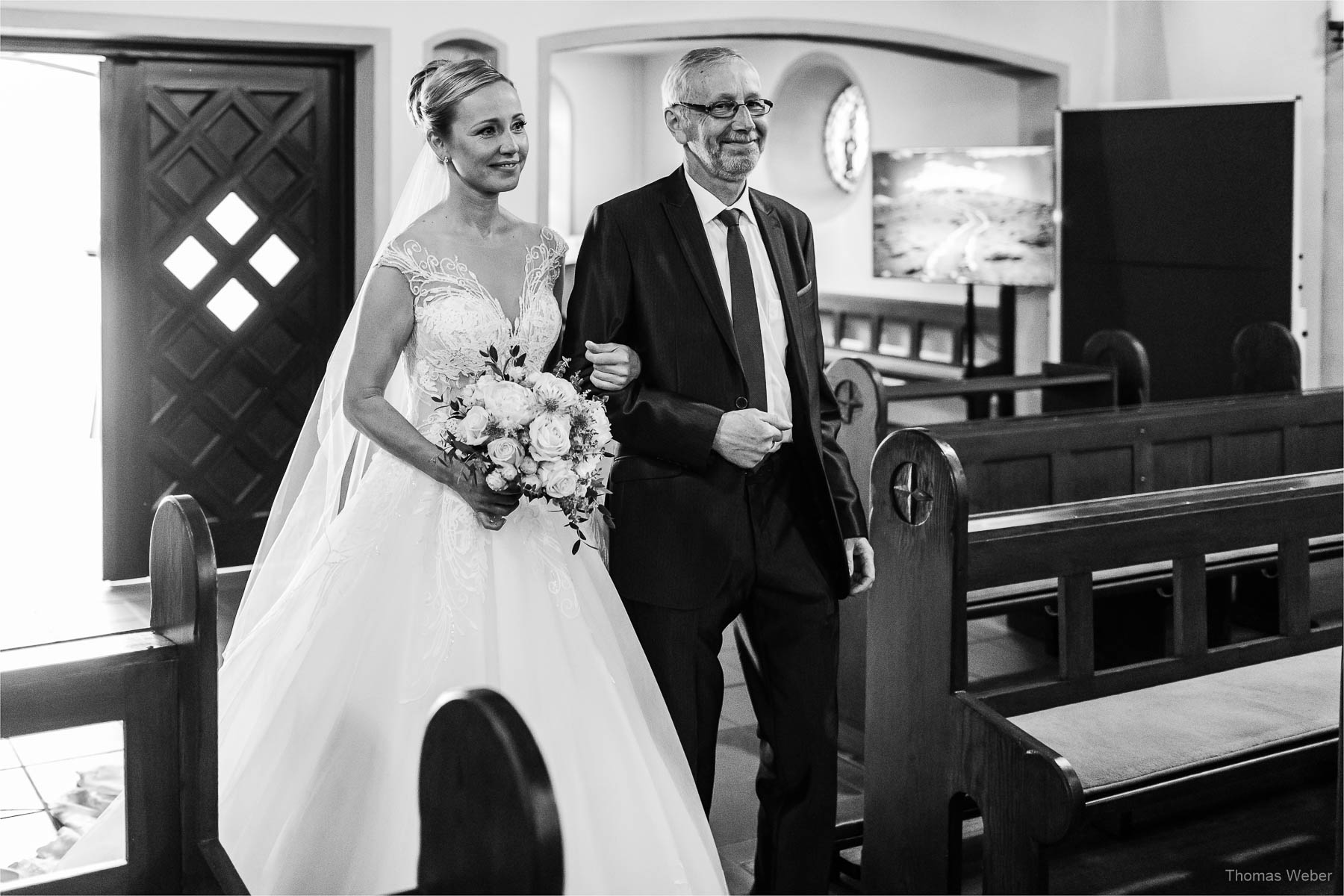 Kirchliche Hochzeit und Hochzeitsfeier, Hochzeitsfotograf Ostfriesland, Thomas Weber