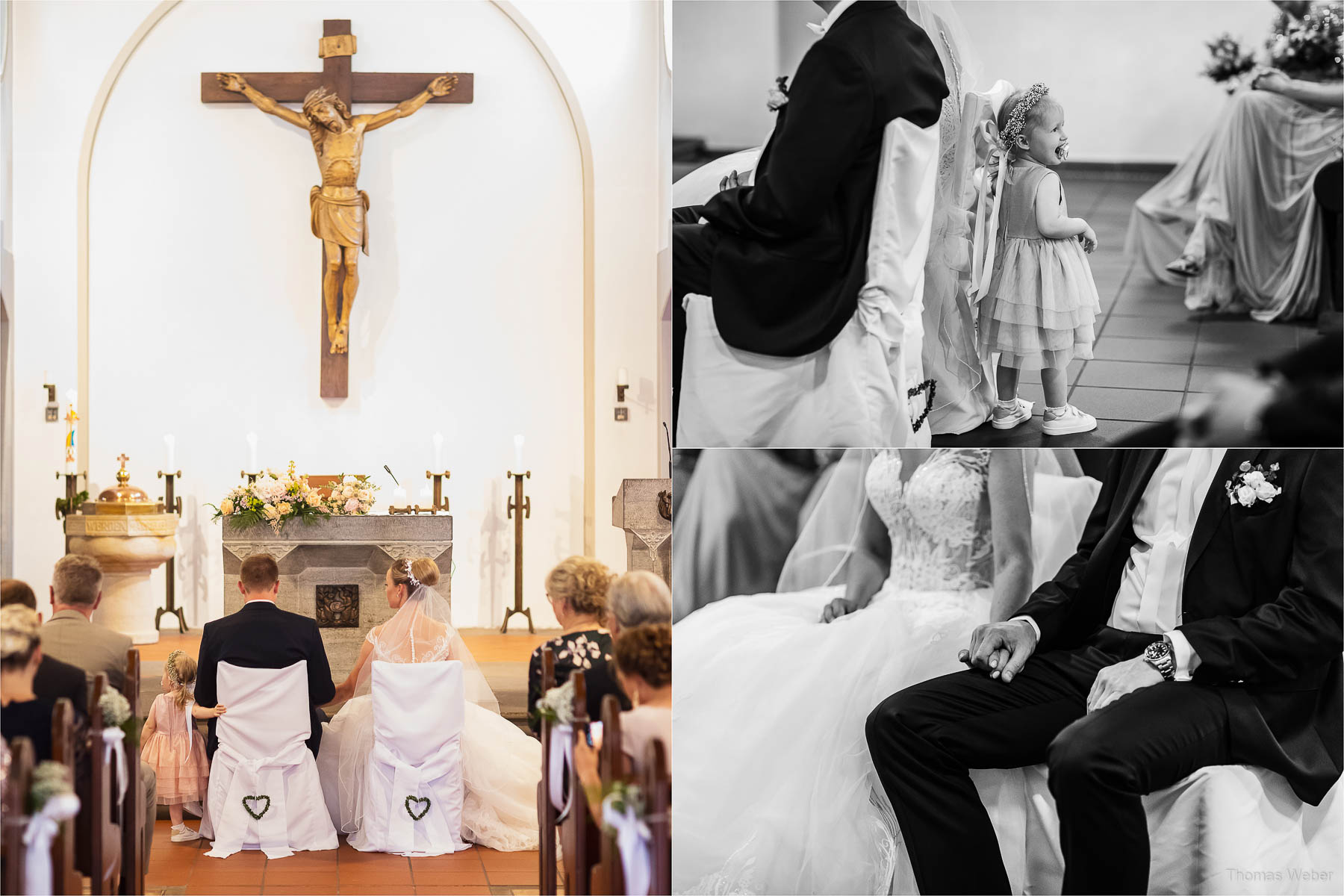 Kirchliche Hochzeit und Hochzeitsfeier, Hochzeitsfotograf Ostfriesland, Thomas Weber