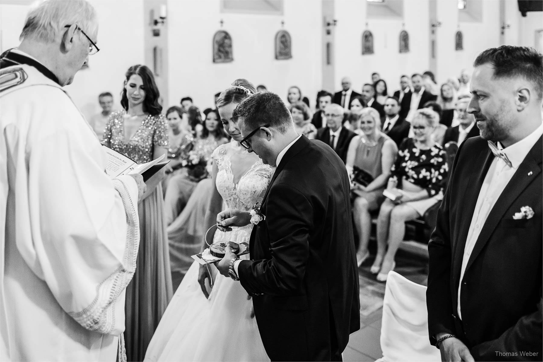 Kirchliche Hochzeit und Hochzeitsfeier, Hochzeitsfotograf Ostfriesland, Thomas Weber