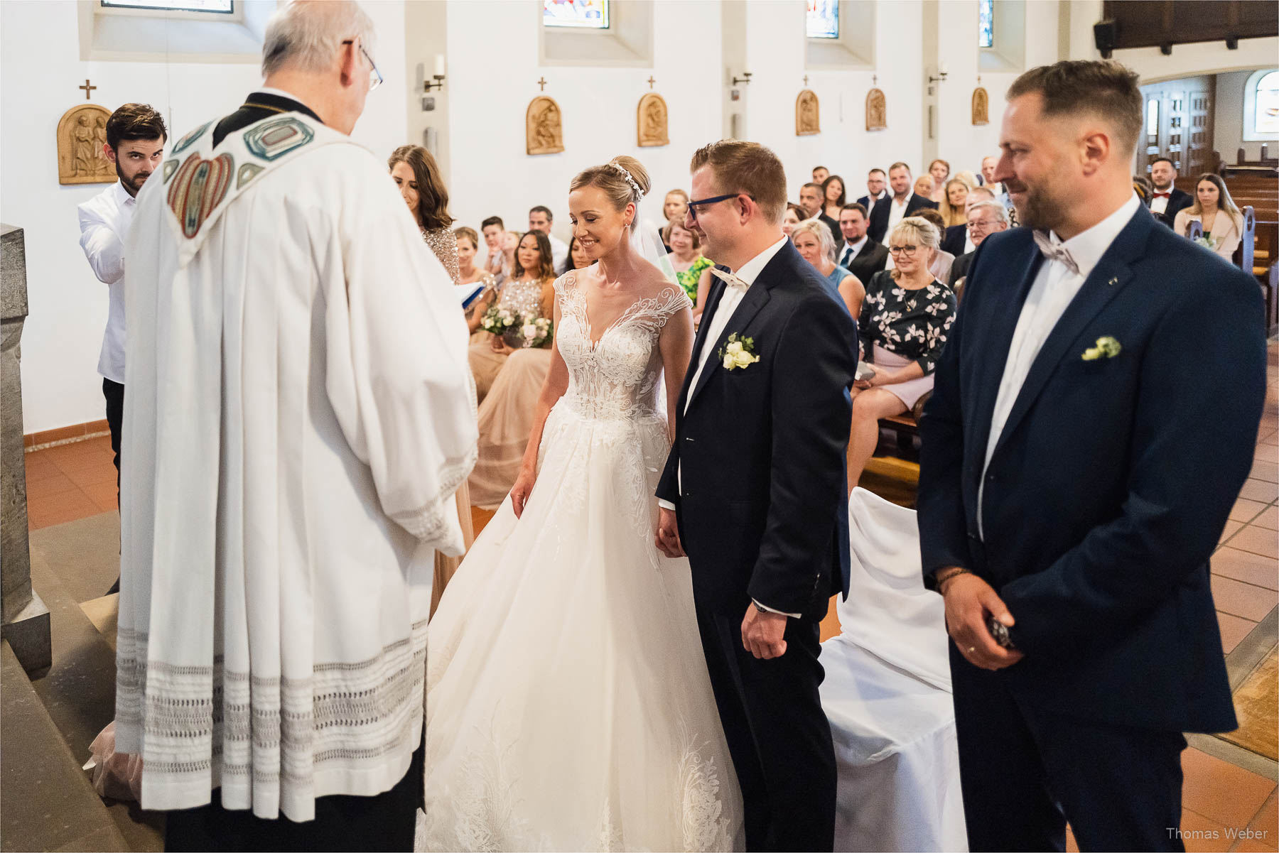 Kirchliche Hochzeit und Hochzeitsfeier, Hochzeitsfotograf Ostfriesland, Thomas Weber