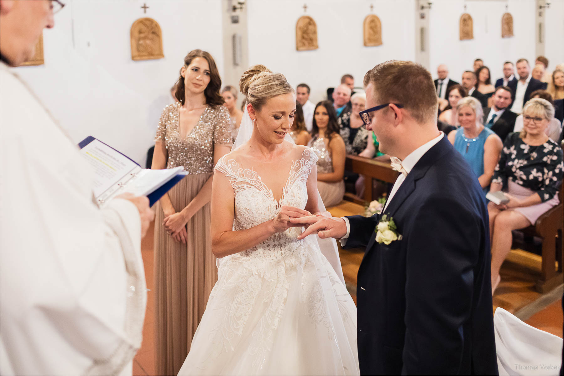 Kirchliche Hochzeit und Hochzeitsfeier, Hochzeitsfotograf Ostfriesland, Thomas Weber