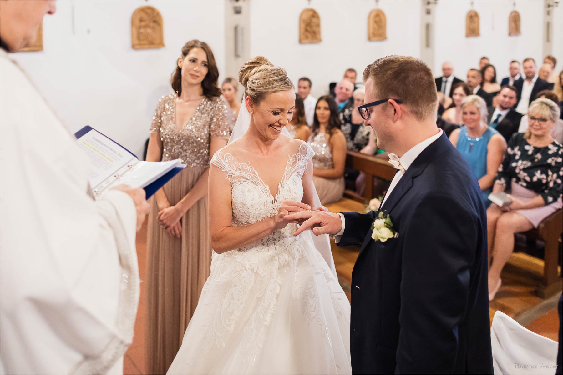 Kirchliche Hochzeit und Hochzeitsfeier, Hochzeitsfotograf Ostfriesland, Thomas Weber