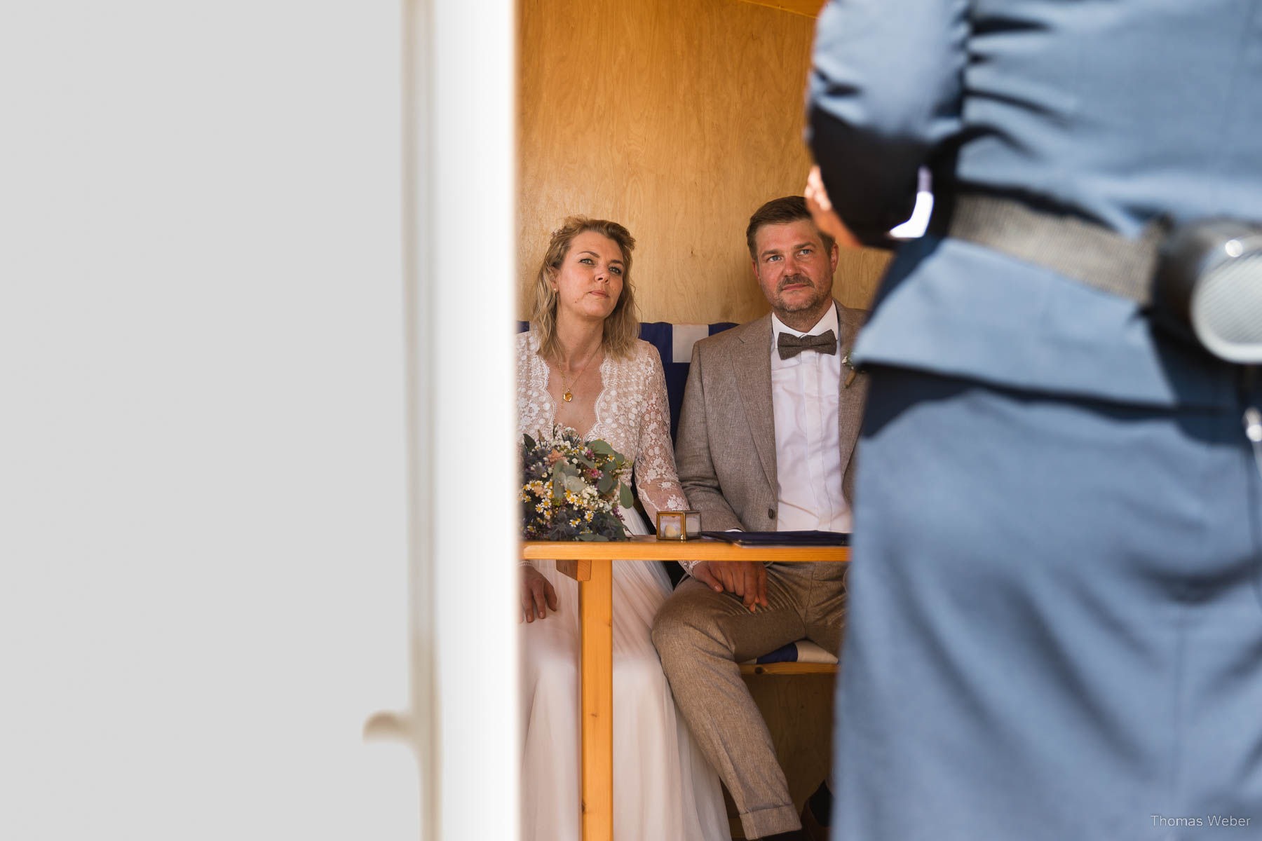 Standesamtliche Hochzeit im Badekarren auf Norderney