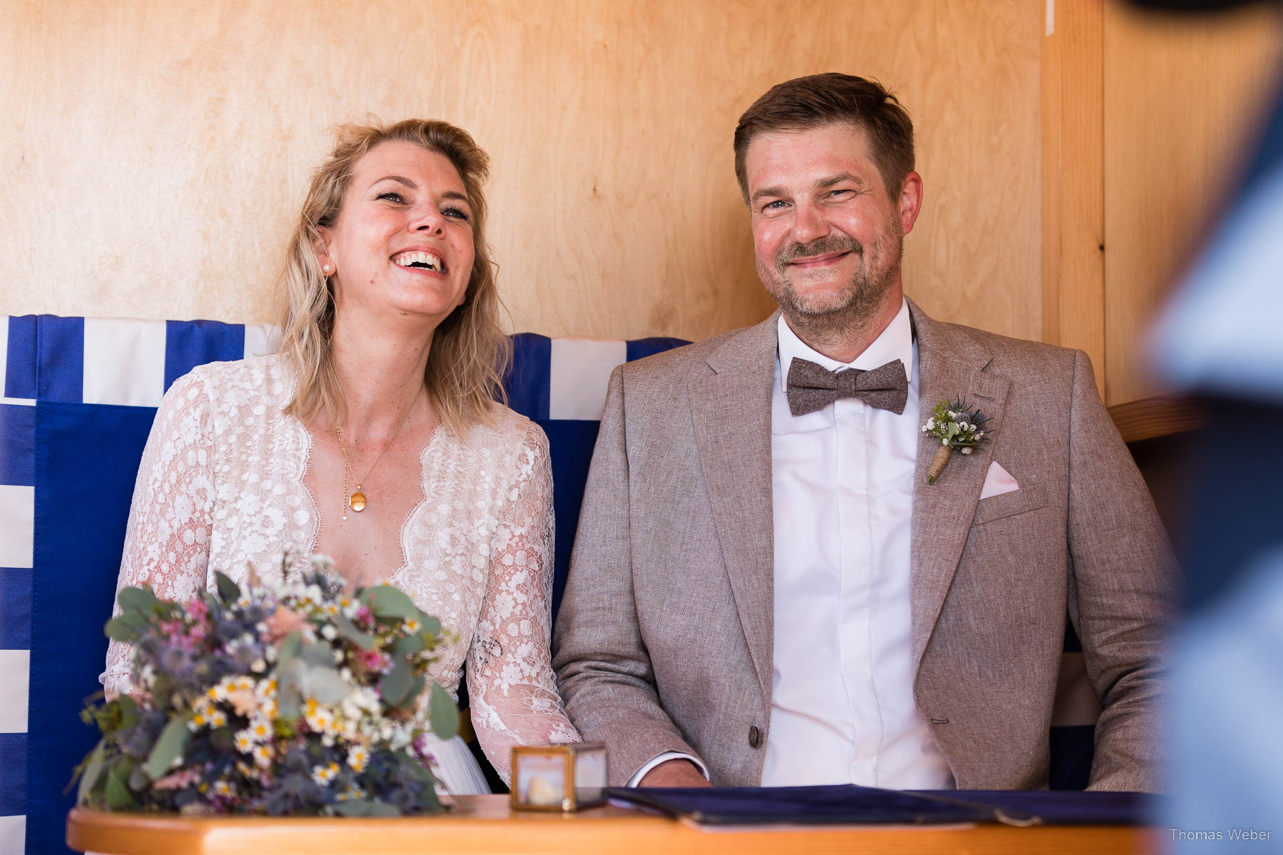 Standesamtliche Hochzeit im Badekarren auf Norderney