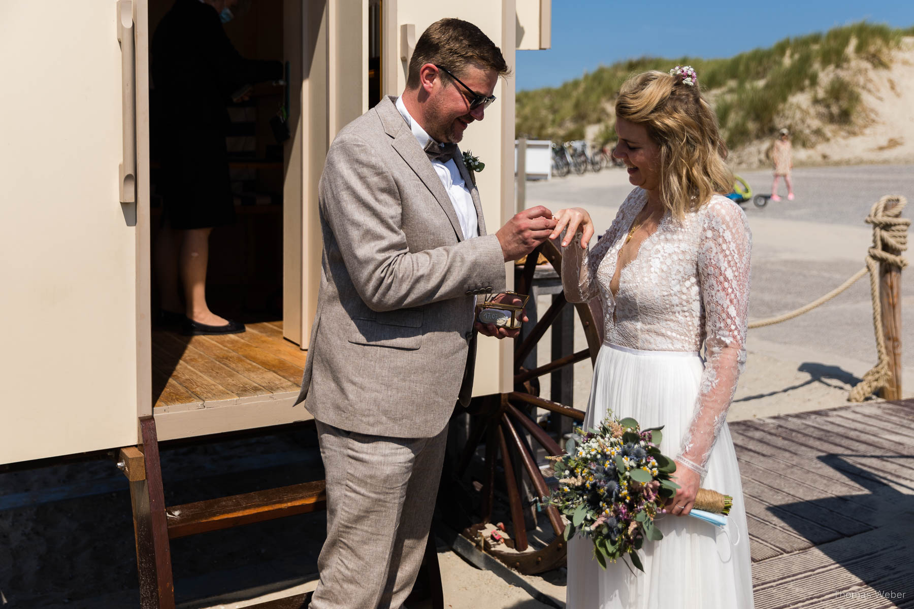 Standesamtliche Hochzeit im Badekarren auf Norderney