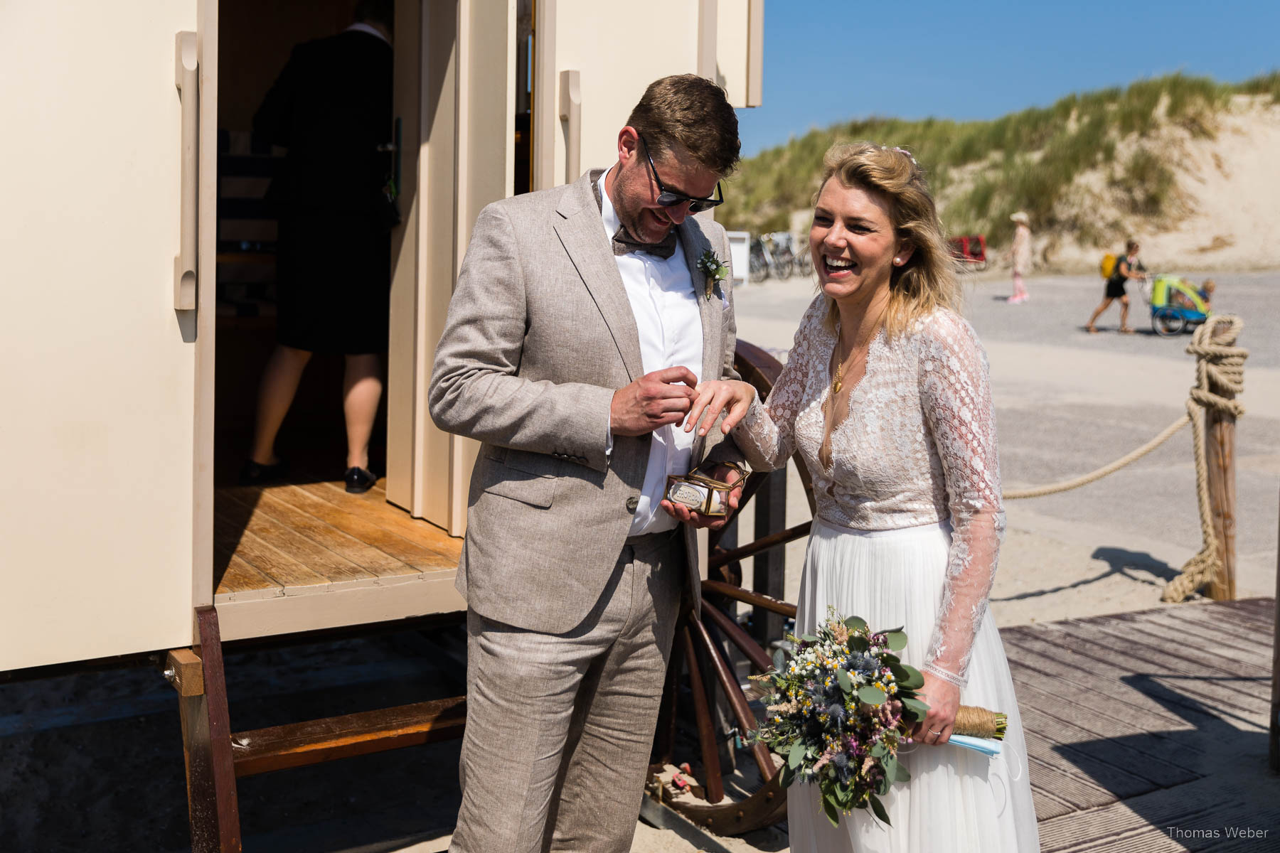 Standesamtliche Hochzeit im Badekarren auf Norderney