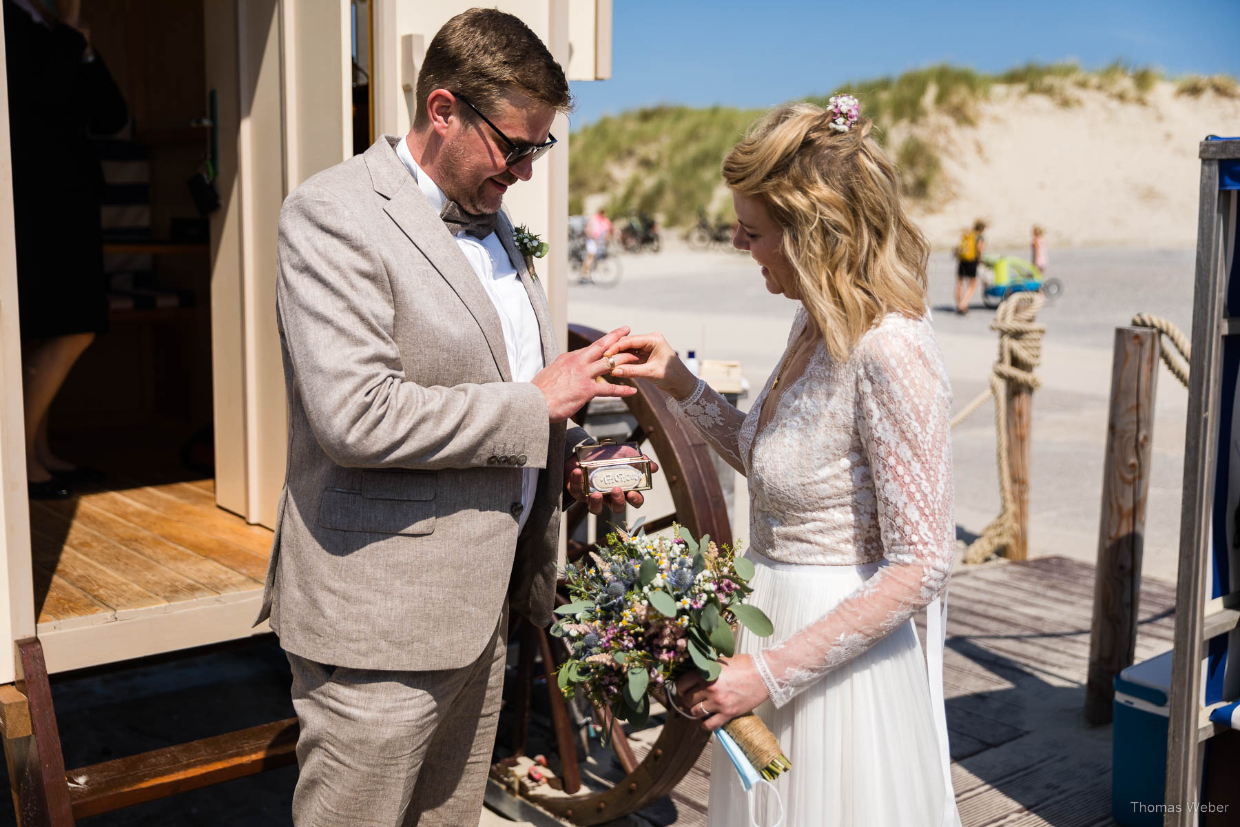 Standesamtliche Hochzeit im Badekarren auf Norderney