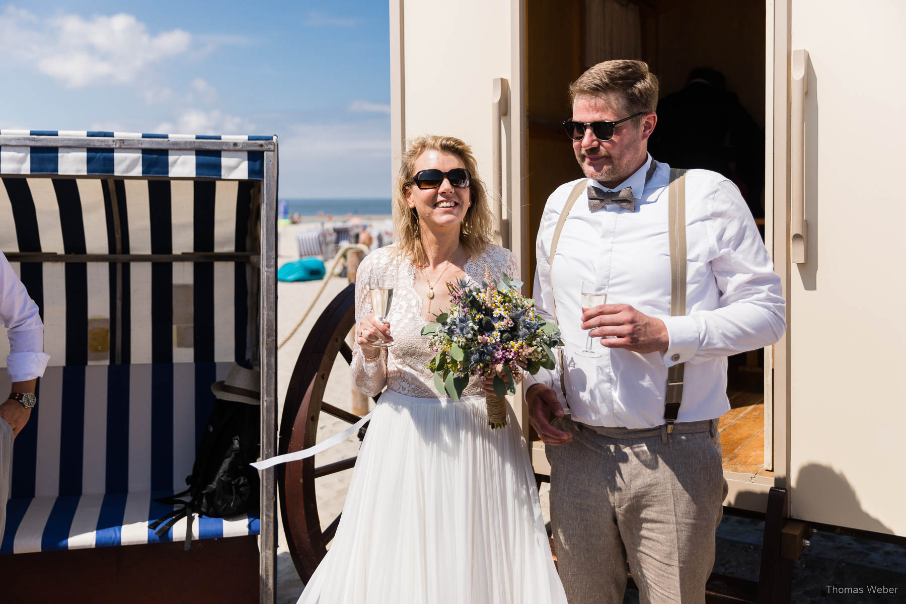 Standesamtliche Hochzeit im Badekarren auf Norderney