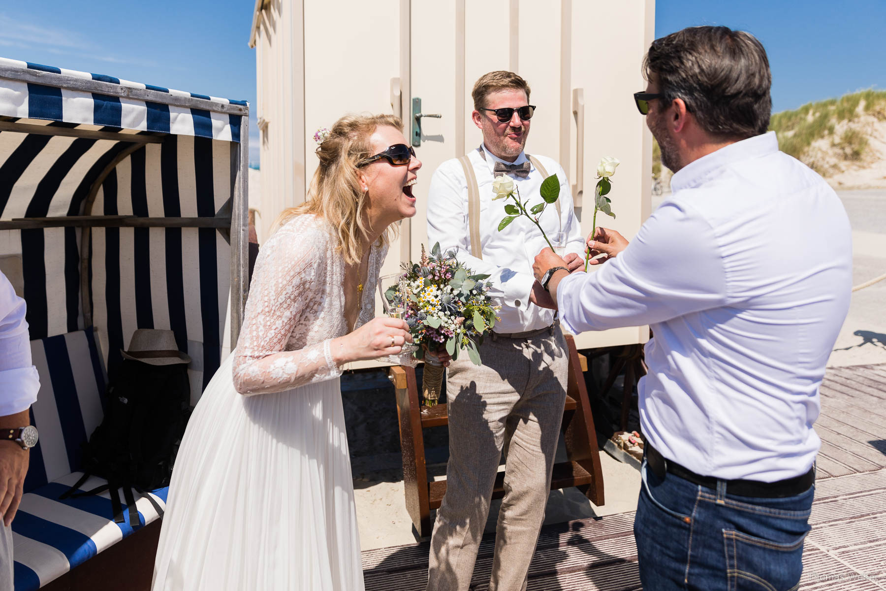 Standesamtliche Hochzeit im Badekarren auf Norderney