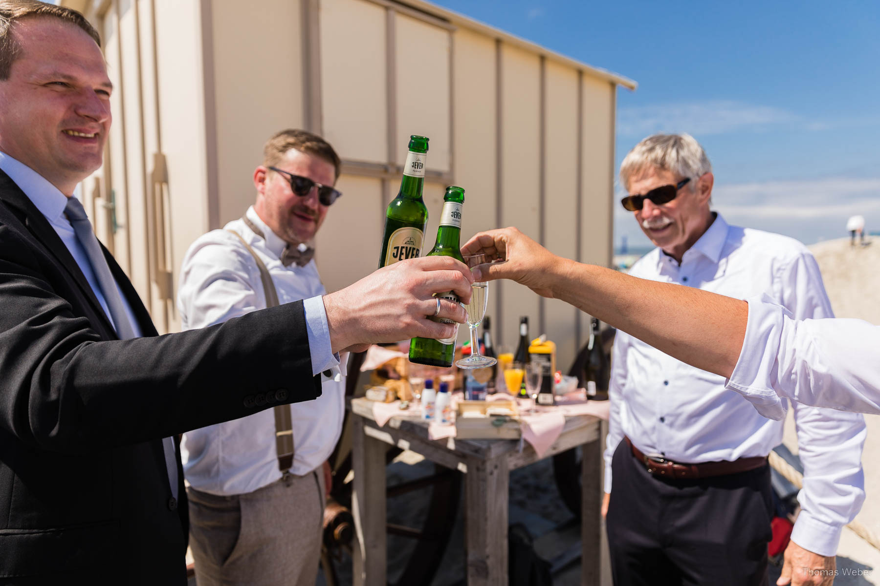 Standesamtliche Hochzeit im Badekarren auf Norderney