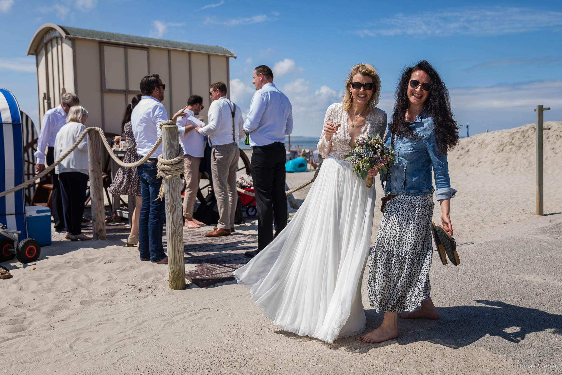 Standesamtliche Hochzeit im Badekarren auf Norderney