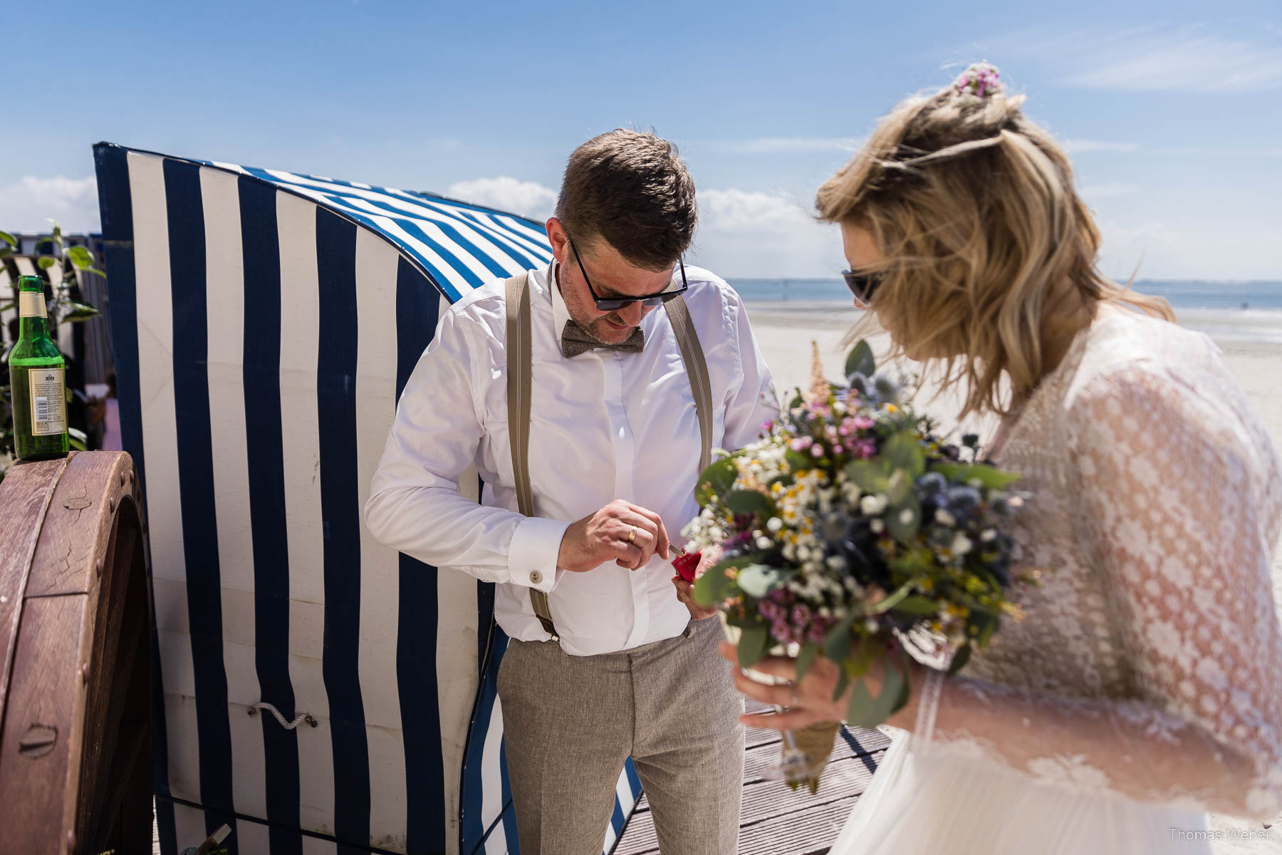 Standesamtliche Hochzeit im Badekarren auf Norderney