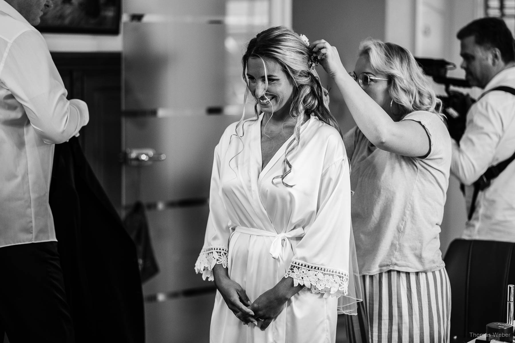 Vorbereitungen zur Hochzeit am Meer, Hochzeitsfotograf Thomas Weber