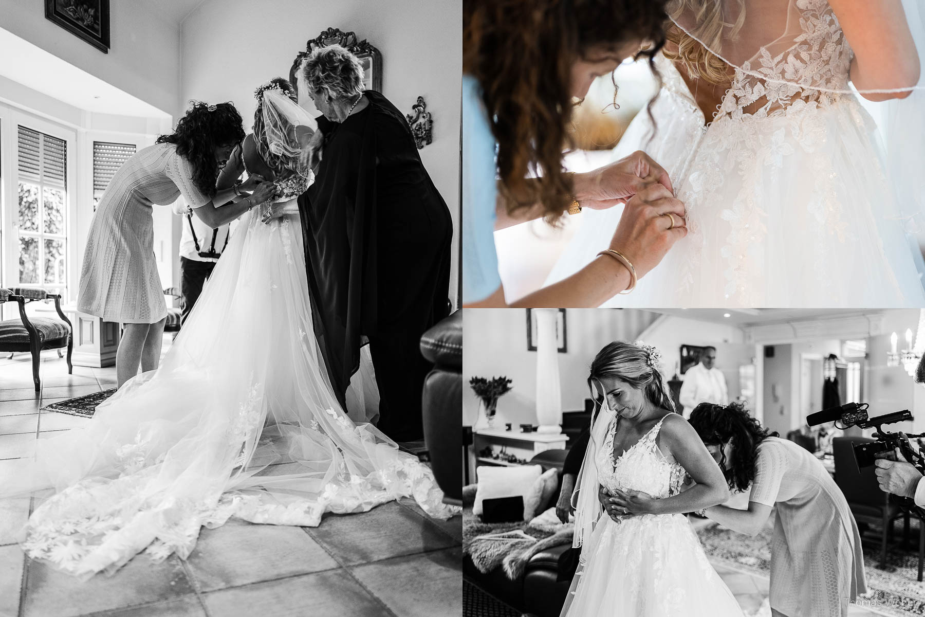 Vorbereitungen zur Hochzeit am Meer, Hochzeitsfotograf Thomas Weber