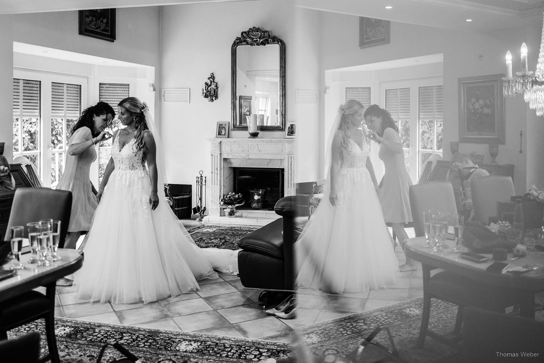 Vorbereitungen zur Hochzeit am Meer, Hochzeitsfotograf Thomas Weber