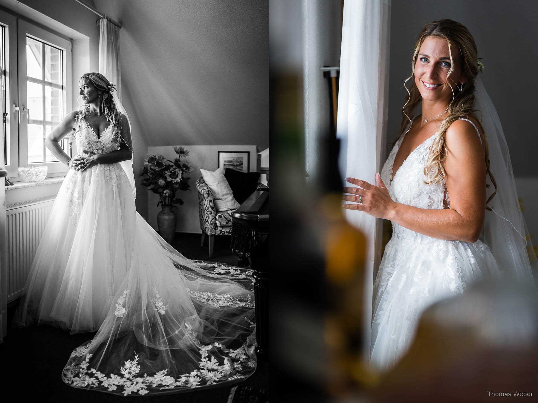 Vorbereitungen zur Hochzeit am Meer, Hochzeitsfotograf Thomas Weber