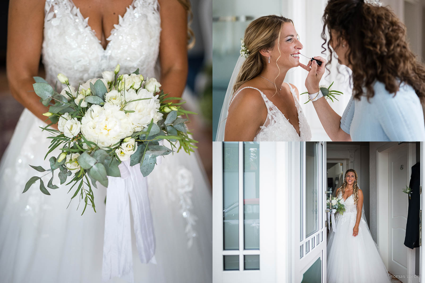 Vorbereitungen zur Hochzeit am Meer, Hochzeitsfotograf Thomas Weber