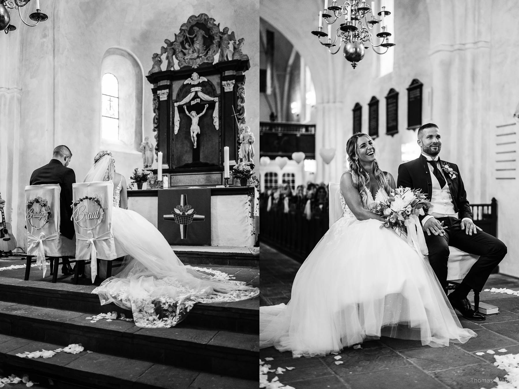 Kirchliche Trauung an der Nordsee, Hochzeitsfotograf Thomas Weber