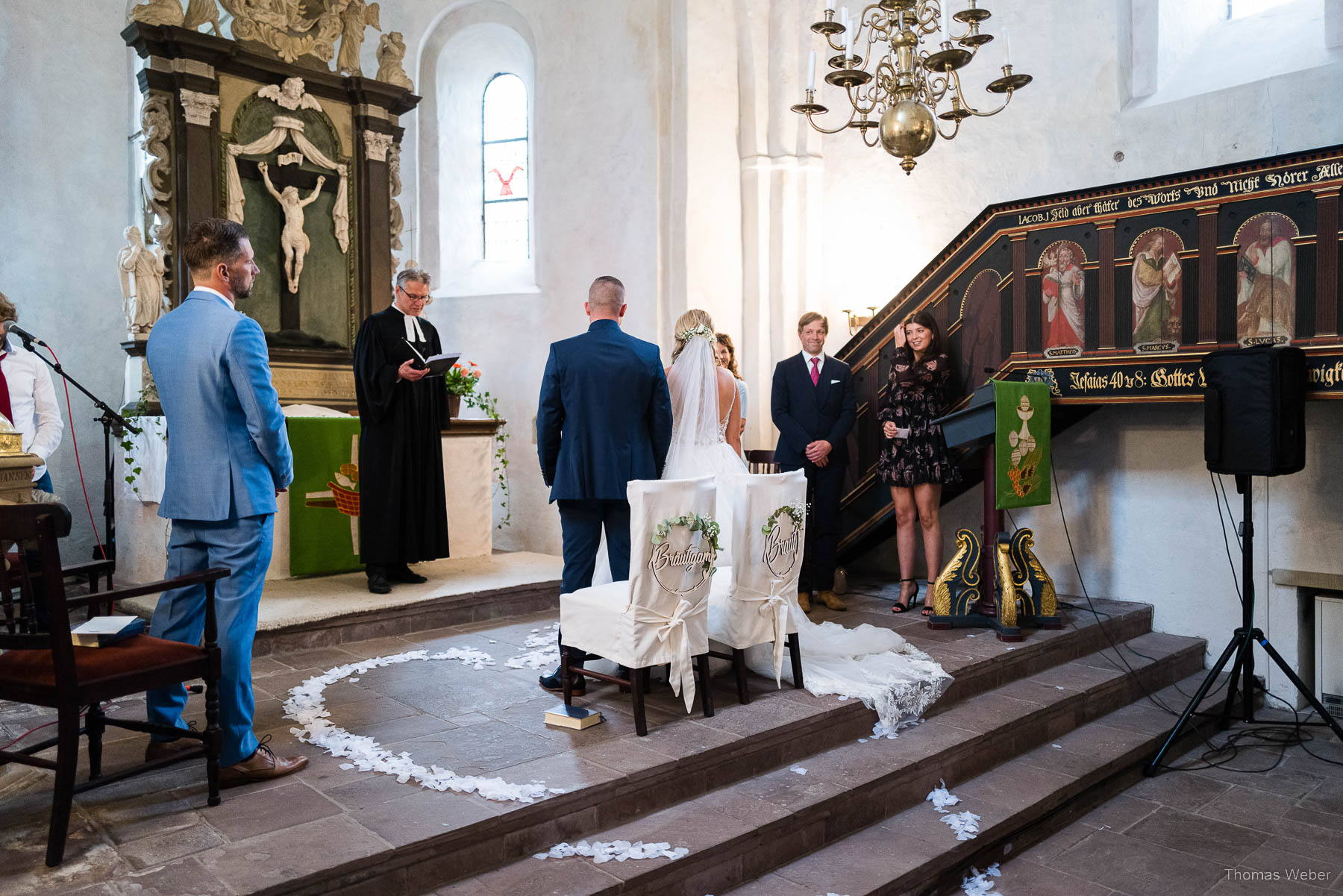 Kirchliche Trauung an der Nordsee, Hochzeitsfotograf Thomas Weber