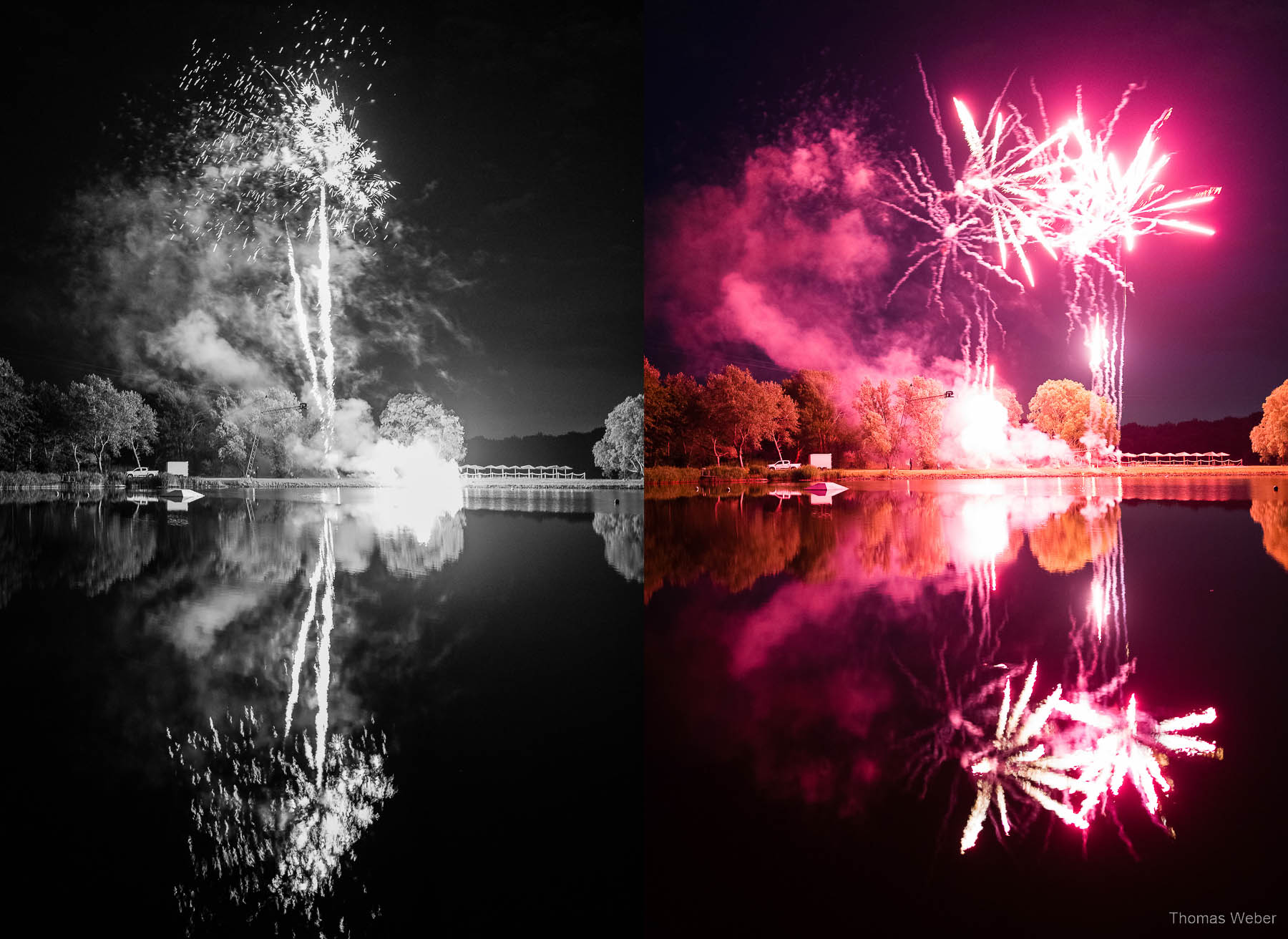 Feuerwerk an der Nordsee, Hochzeitsfotograf Thomas Weber